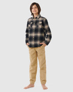 Boys 8-16 Count Flannel Long Sleeve Shirt