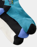 Boys 8-16 Logo 3 Pack Crew Socks
