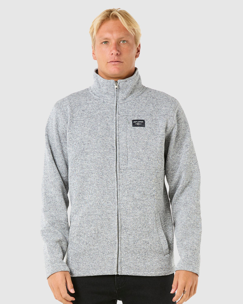 Mens Crescent Zip up Hoodie
