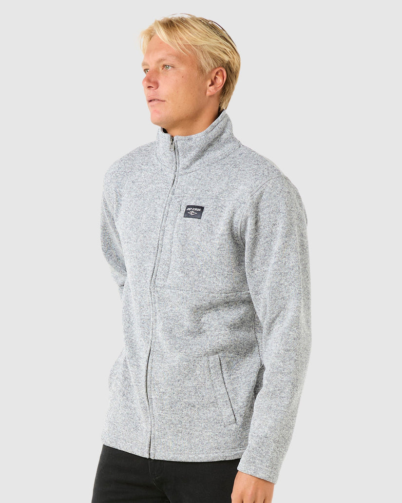 Mens Crescent Zip up Hoodie
