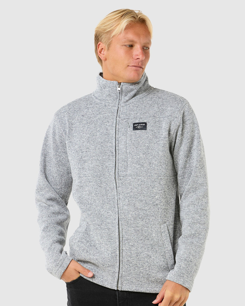 Mens Crescent Zip up Hoodie