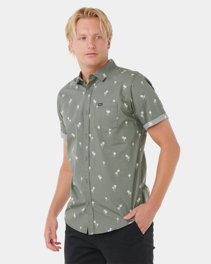 Mens Paradise Palms Short Sleeve Shirt