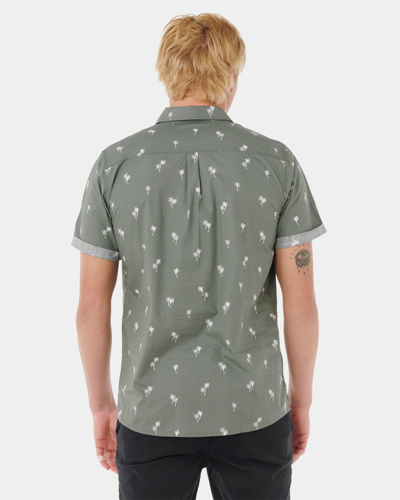 Mens Paradise Palms Short Sleeve Shirt