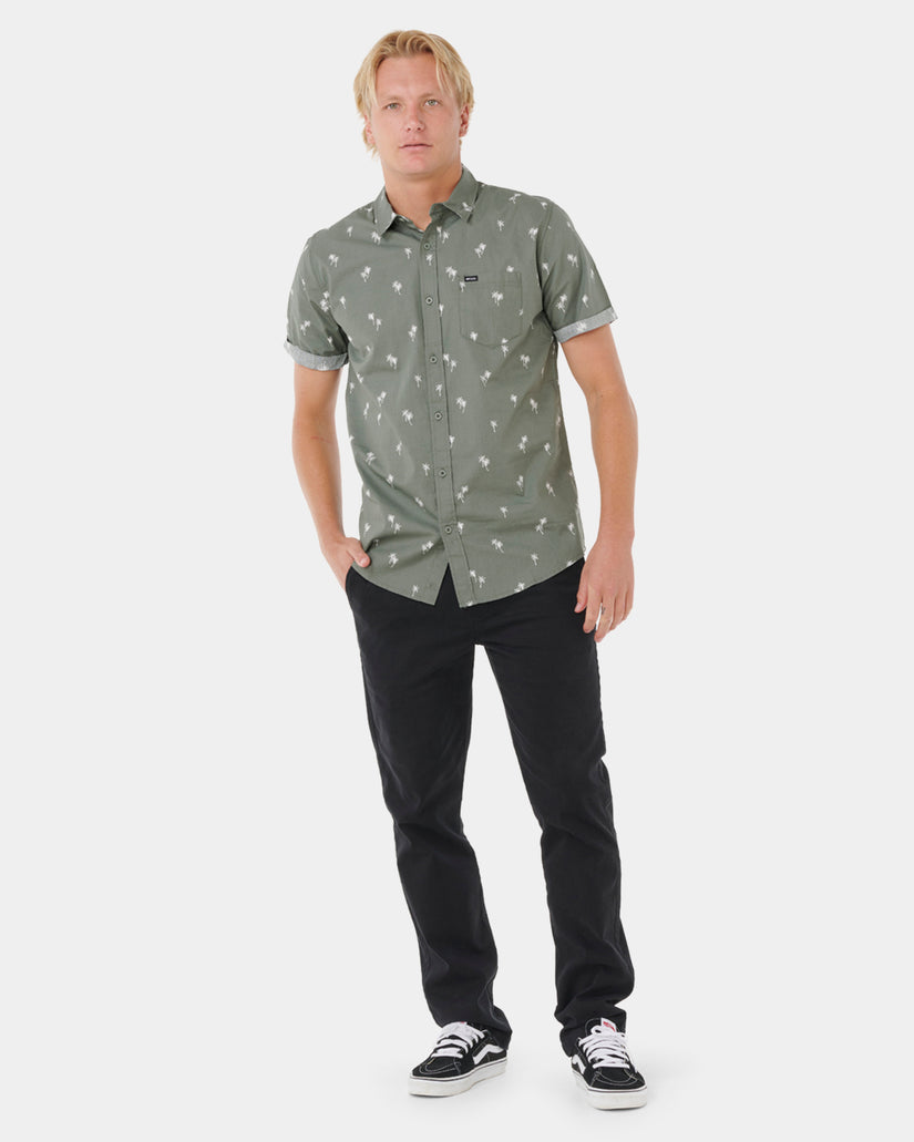 Mens Paradise Palms Short Sleeve Shirt