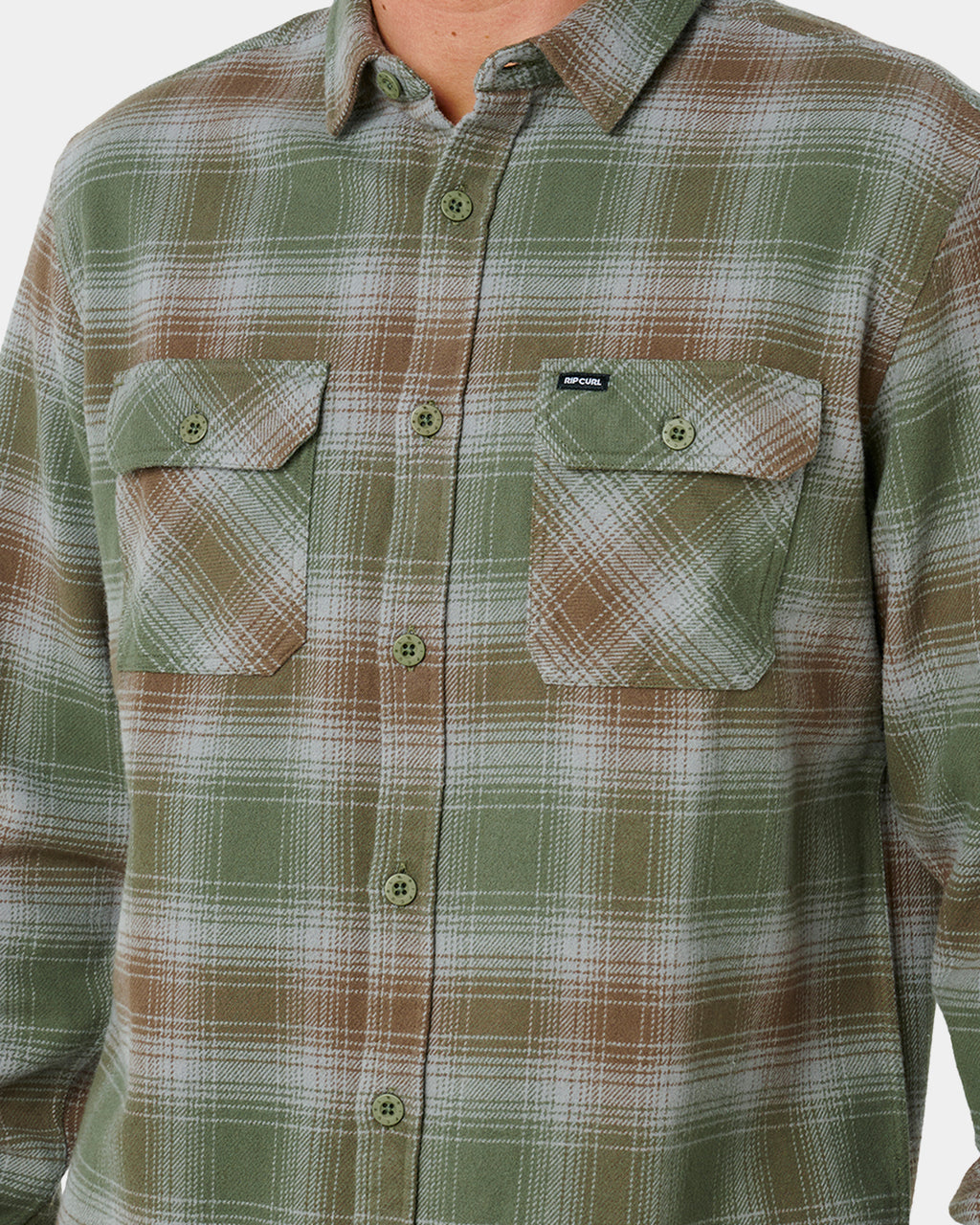 Mens Count Flannel Long Sleeve Shirt