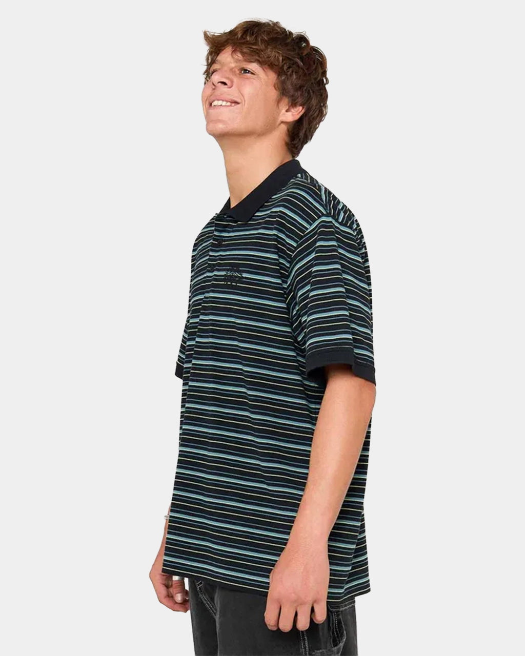 Mens Raw Burst Polo Shirt