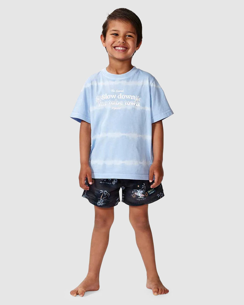 BOYS 2-7 SHRED TOWN SLOGAN T-SHIRT