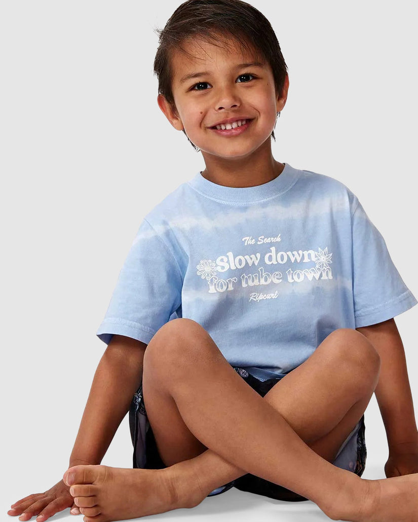 BOYS 2-7 SHRED TOWN SLOGAN T-SHIRT
