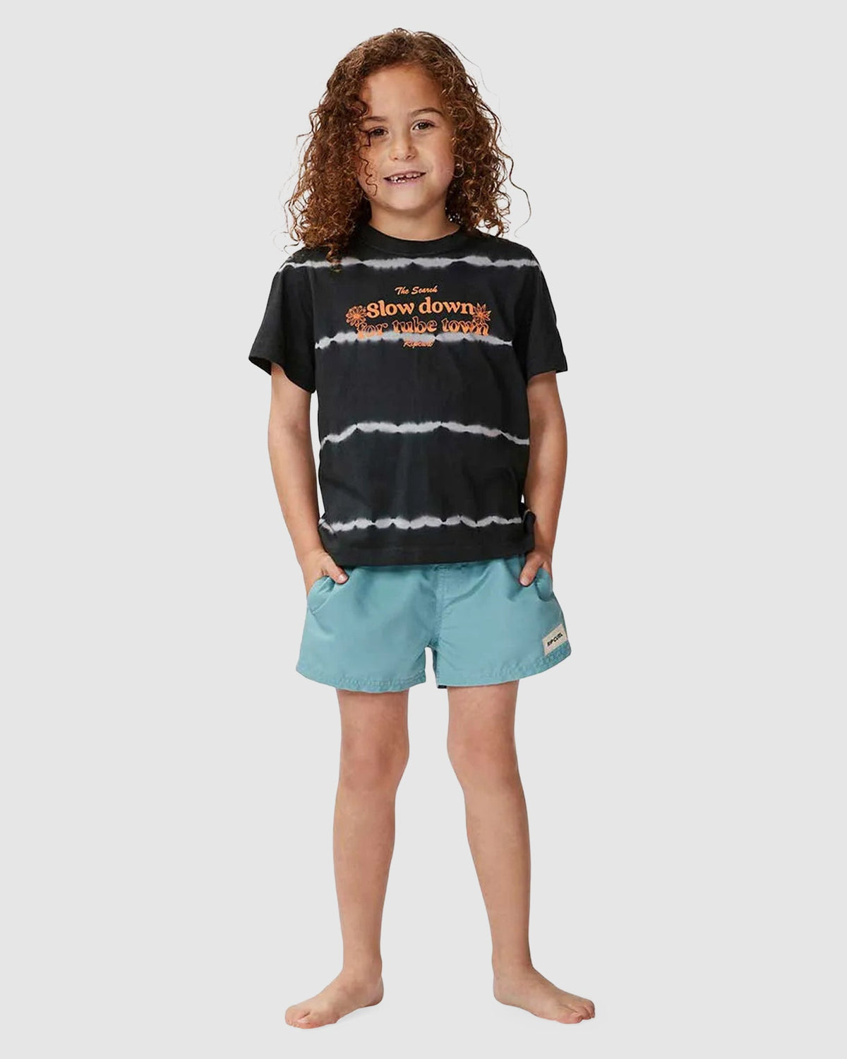 BOYS 2-7 SHRED TOWN SLOGAN T-SHIRT