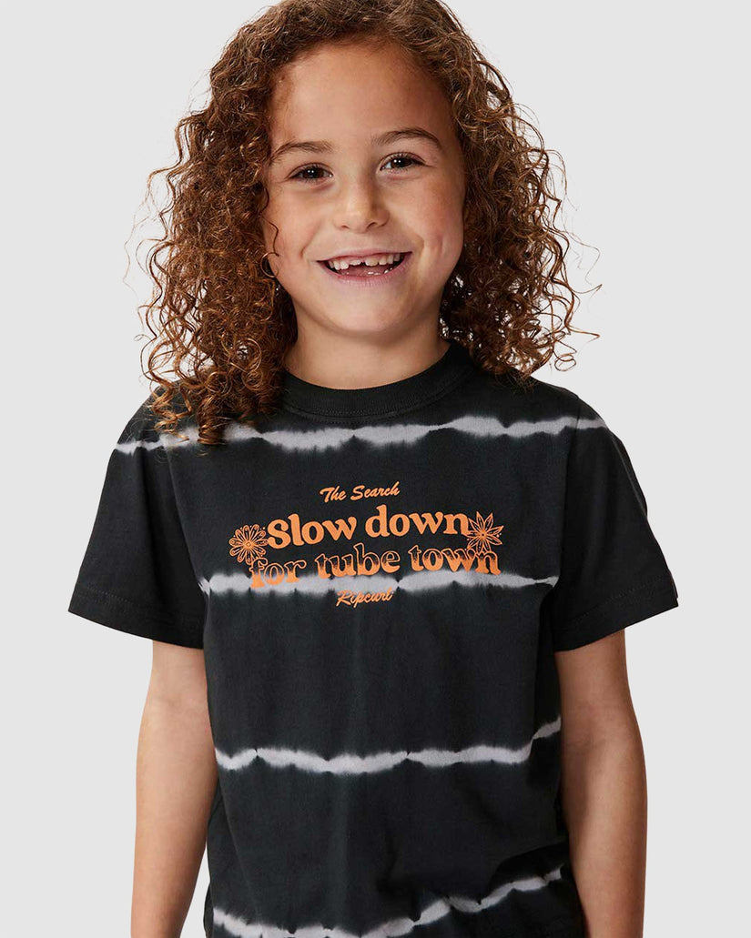 BOYS 2-7 SHRED TOWN SLOGAN T-SHIRT