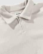 Mens Oskar Quarter Zip Reverse Fleece Jumper