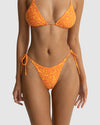 WOMENS ALLEGRA TIE SIDE HI CUT BIKINI BOTTOMS