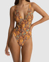 WOMENS OASIS FLORAL CLASSIC ONE PIECE SWIMSUIT
