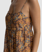 WOMENS OASIS FLORAL MAXI DRESS