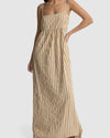 WOMENS GOODTIMES STRIPE MAXI DRESS