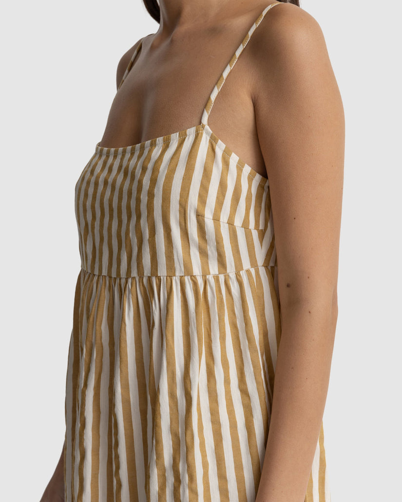 WOMENS GOODTIMES STRIPE MAXI DRESS