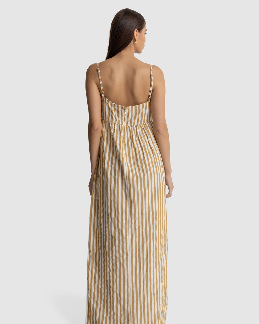 WOMENS GOODTIMES STRIPE MAXI DRESS