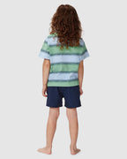 BOYS 2-7 SHRED TOWN STRIPE T-SHIRT