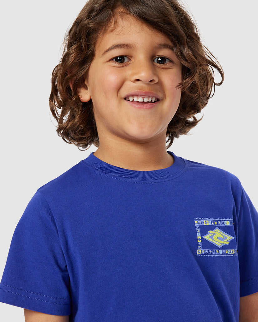 BOYS 2-7 TUBE TOWN LOGO T-SHIRT