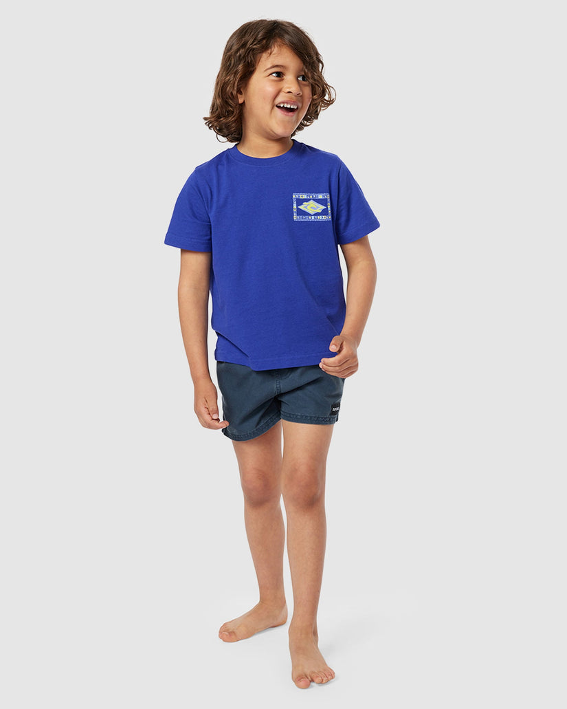 BOYS 2-7 TUBE TOWN LOGO T-SHIRT