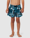 BOYS 2-7 SURF GEO VOLLEY BOARDSHORTS