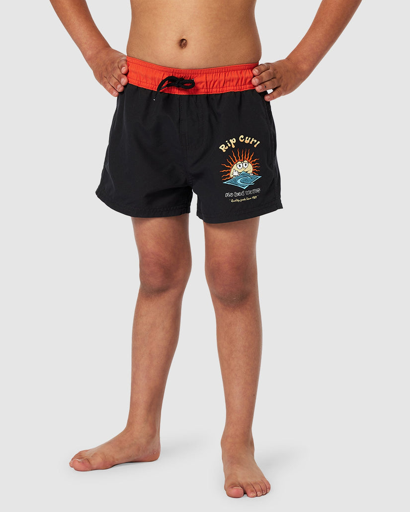 BOYS 2-7 SUN SHAKAH VOLLEY BOARDSHORTS