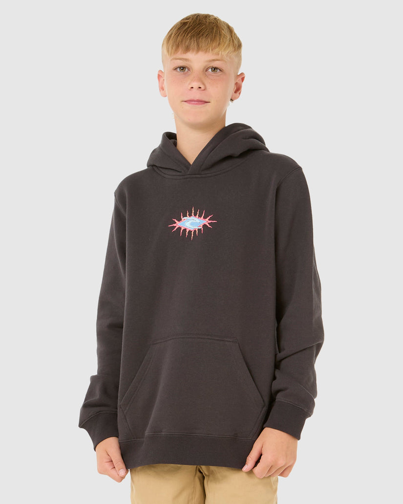 Boys 8-16 Raw Engergy Skull Pullover Hoodie