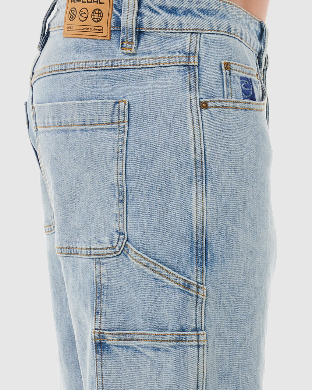 MENS DOSED DENIM WALK SHORTS