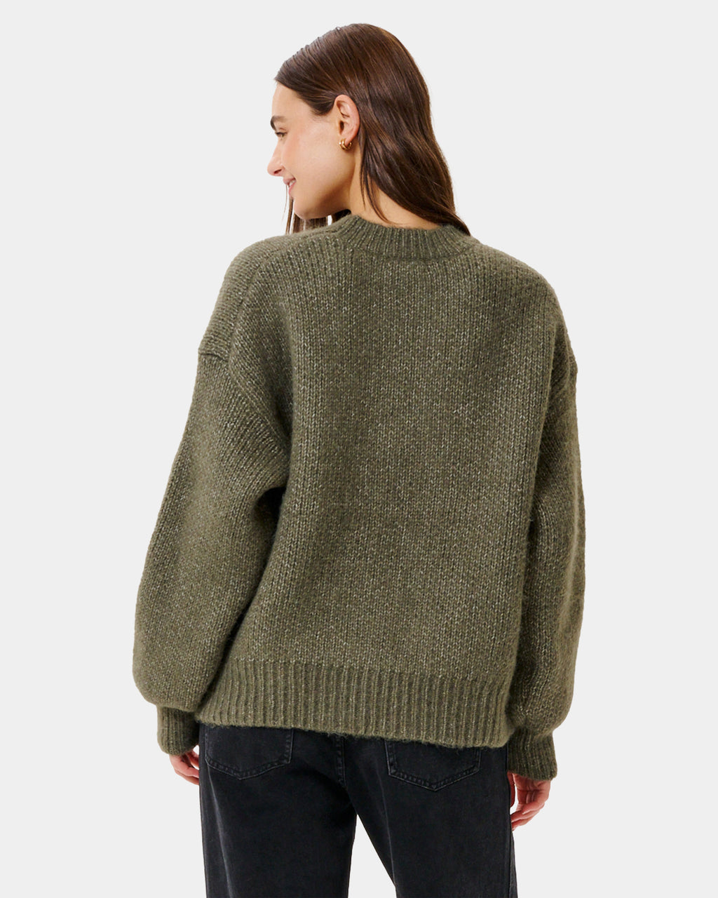 Womens Cala Nights Hibiscus Knit Crew Neck