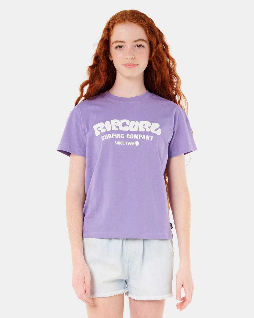 Girls 8-14 Surf Puff Relaxed Tee