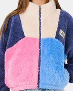 Girls 8-14 Block Party Fleece Jacket