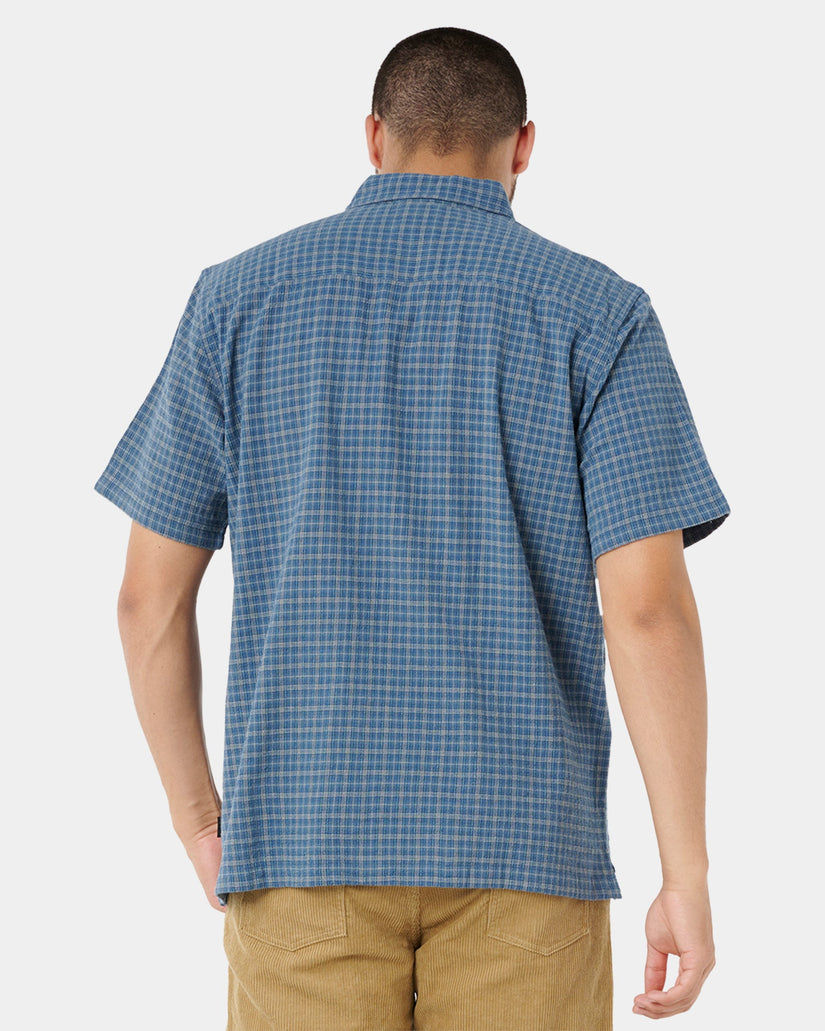 Mens Classic Surf Check Short Sleeve Shirt