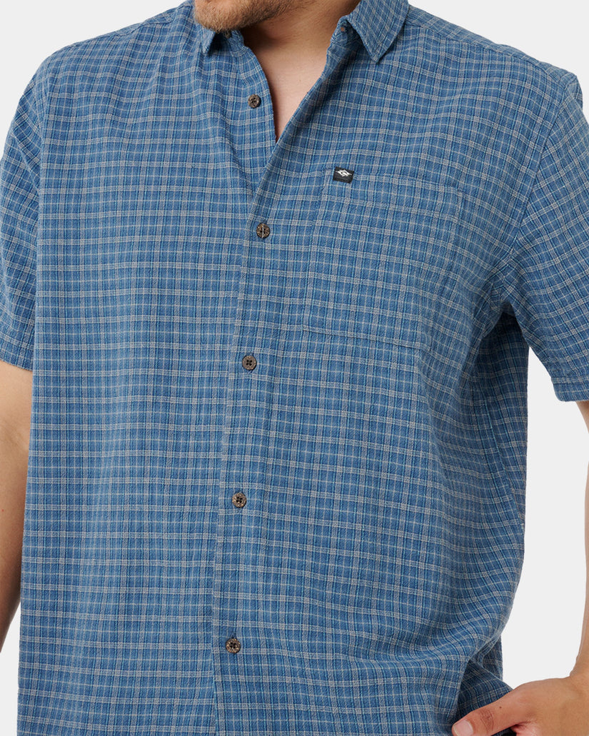 Mens Classic Surf Check Short Sleeve Shirt