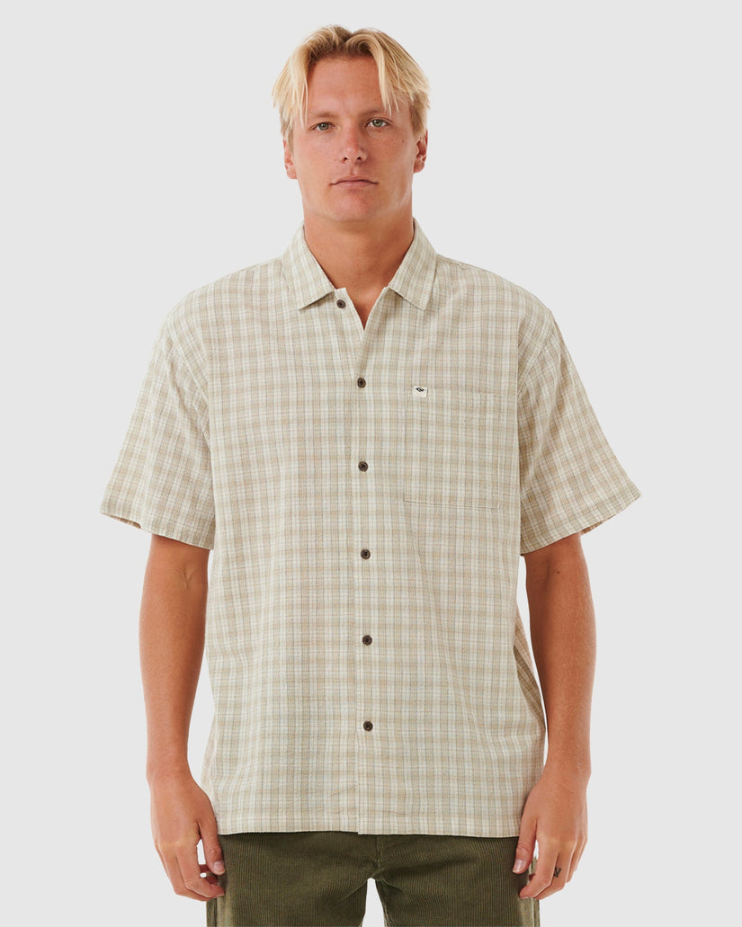 MENS CLASSIC SURF CHECK SHORT SLEEVE SHIRT