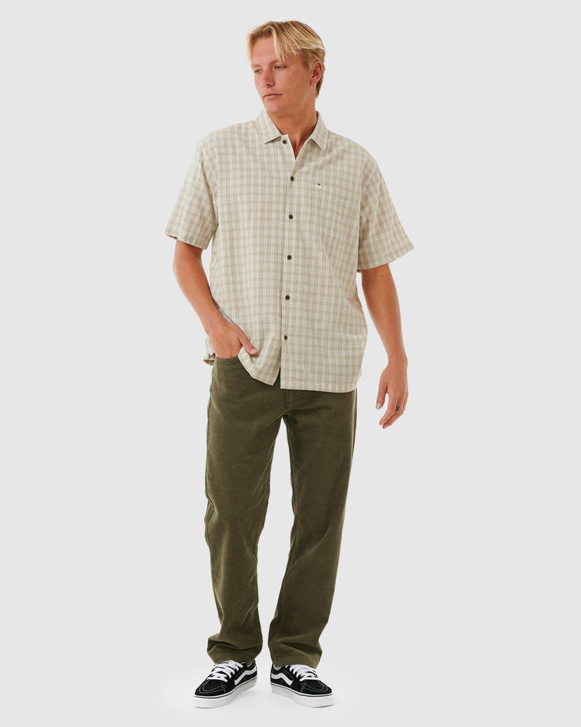 MENS CLASSIC SURF CHECK SHORT SLEEVE SHIRT
