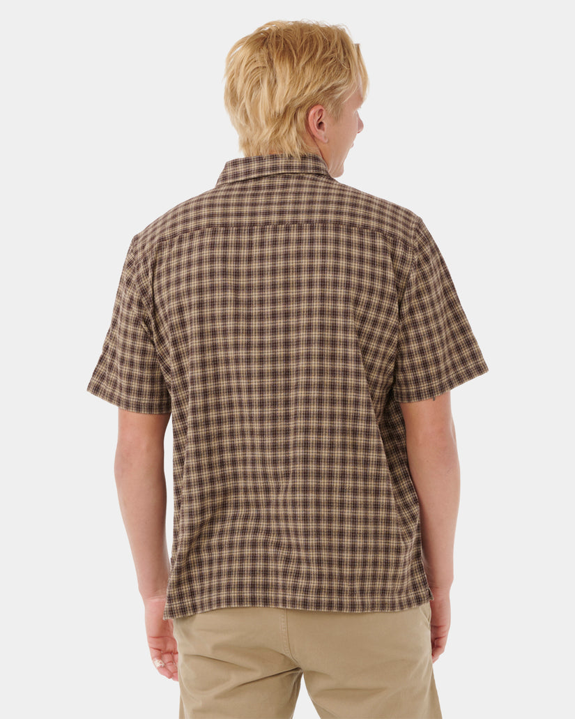 Mens Classic Surf Check Short Sleeve Shirt