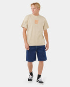 Mens Medina Script Denim Shorts