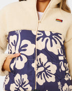 Womens Surf Side Puffer Fleece Jacket