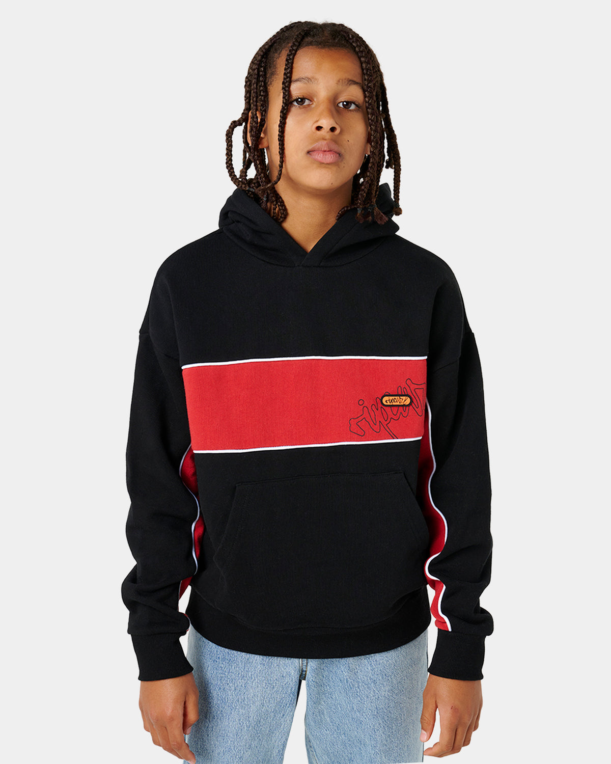 Boys 8-16 Panel Beater Fleece Pullover Hoodie