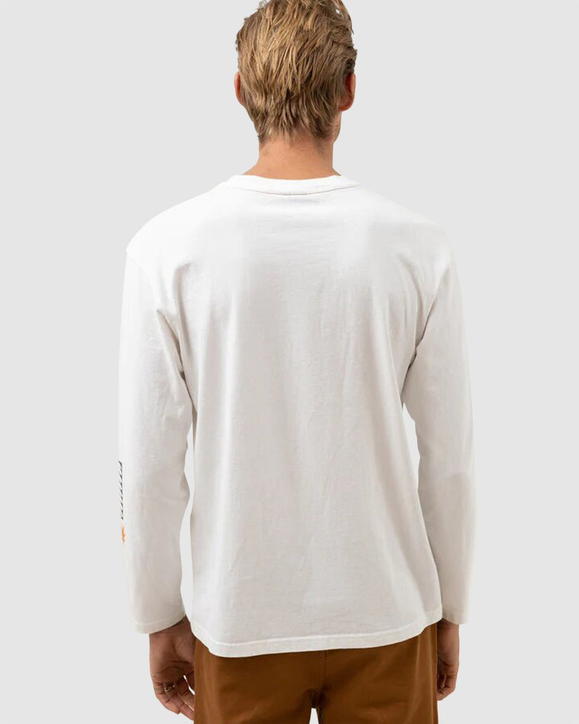 MENS CRAFTED VINTAGE LONG SLEEVE T-SHIRT