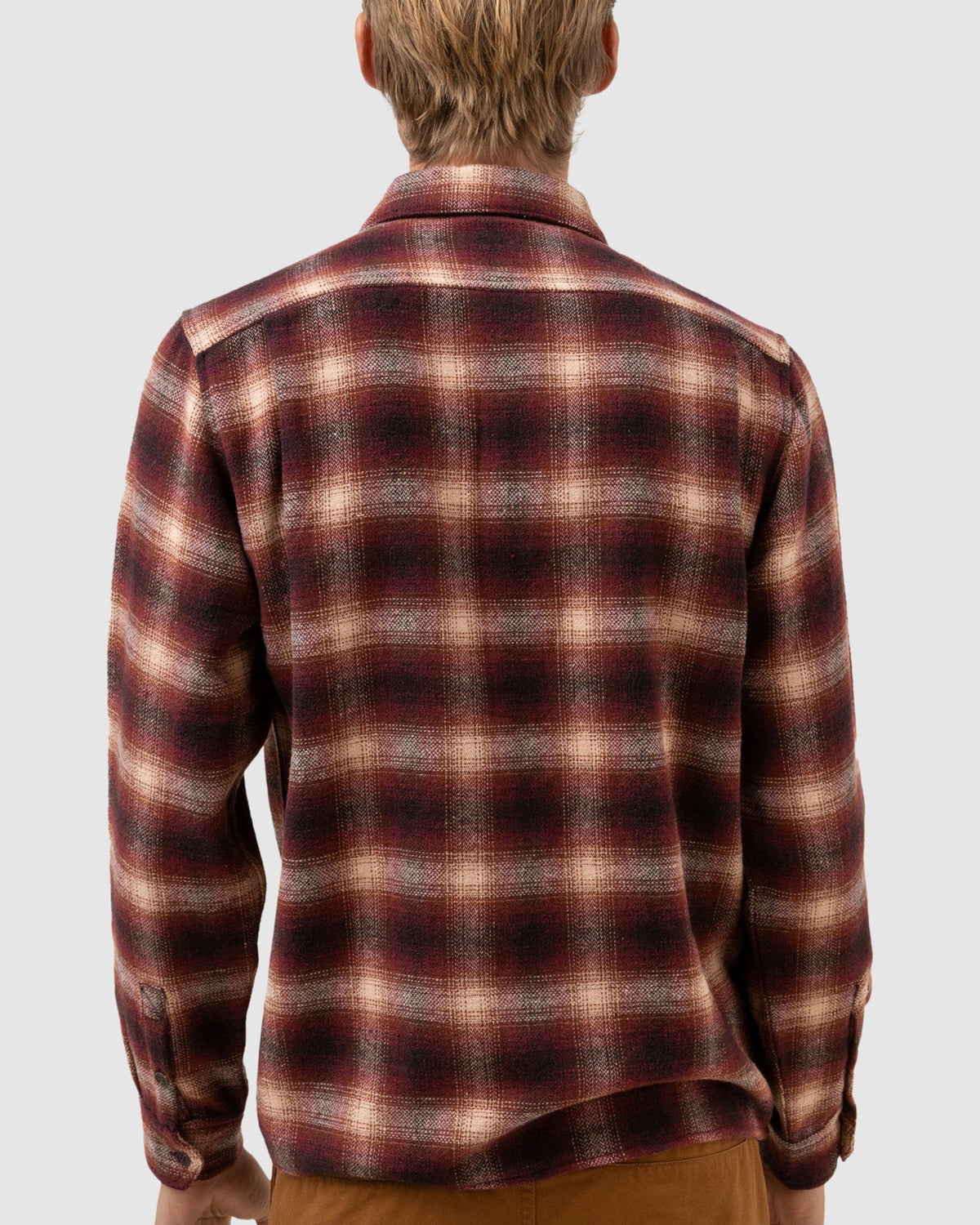 MENS CHECK LONG SLEEVE SHIRT