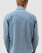 MENS DENIM LONG SLEEVE SHIRT