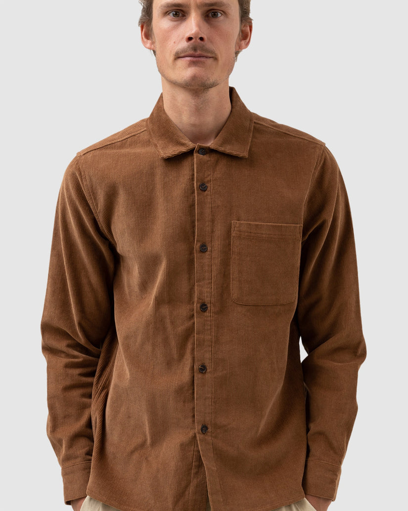 MENS CORDUROY LONG SLEEVE SHIRT