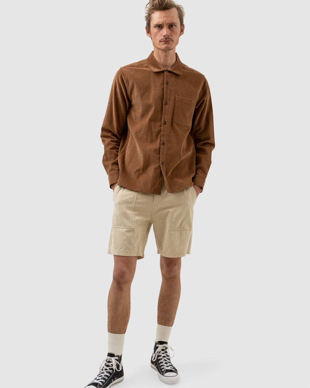 MENS CORDUROY LONG SLEEVE SHIRT