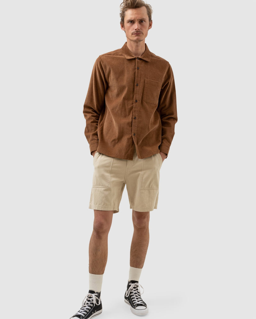 MENS CORDUROY LONG SLEEVE SHIRT