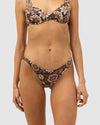 WOMENS CANTABRIA FLORAL CHEEKY BIKINI BOTTOMS