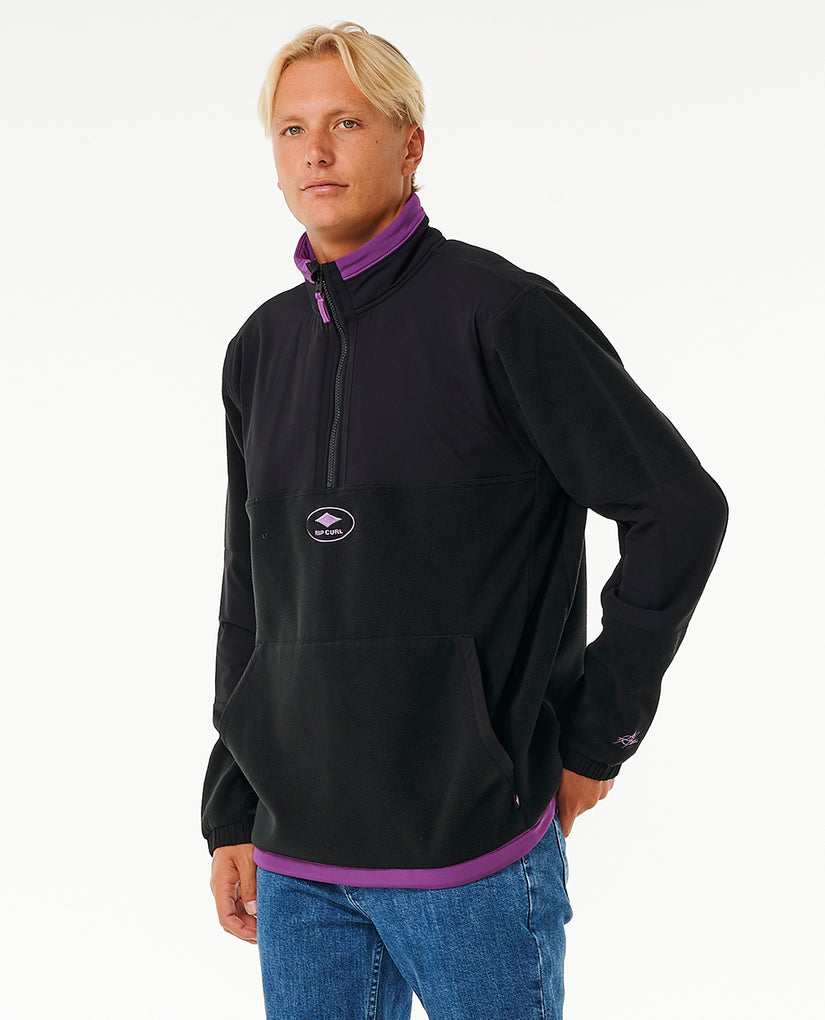 MENS ANTI SERIES QSP QUARTER ZIP FLEECE JUMPER