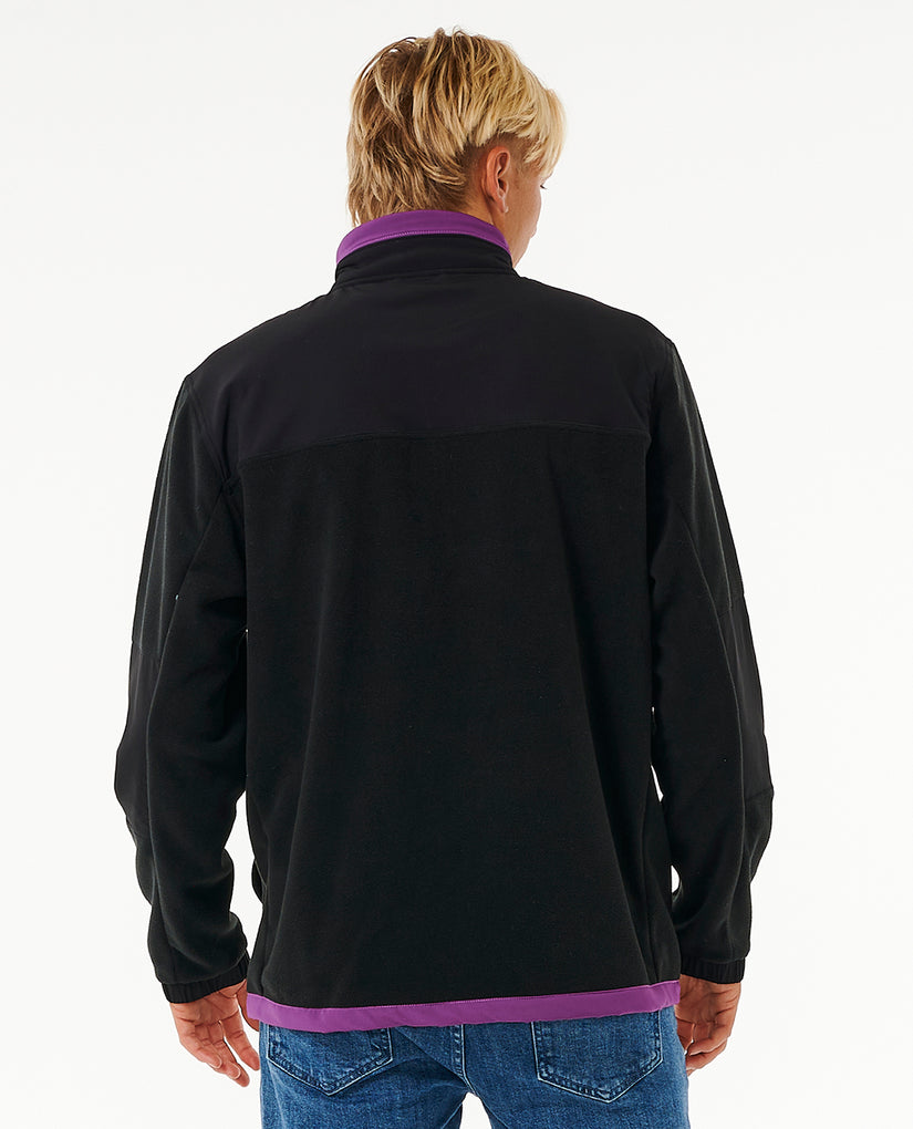 MENS ANTI SERIES QSP QUARTER ZIP FLEECE JUMPER