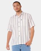Mens Classic Surf Stripe Short Sleeve Shirt