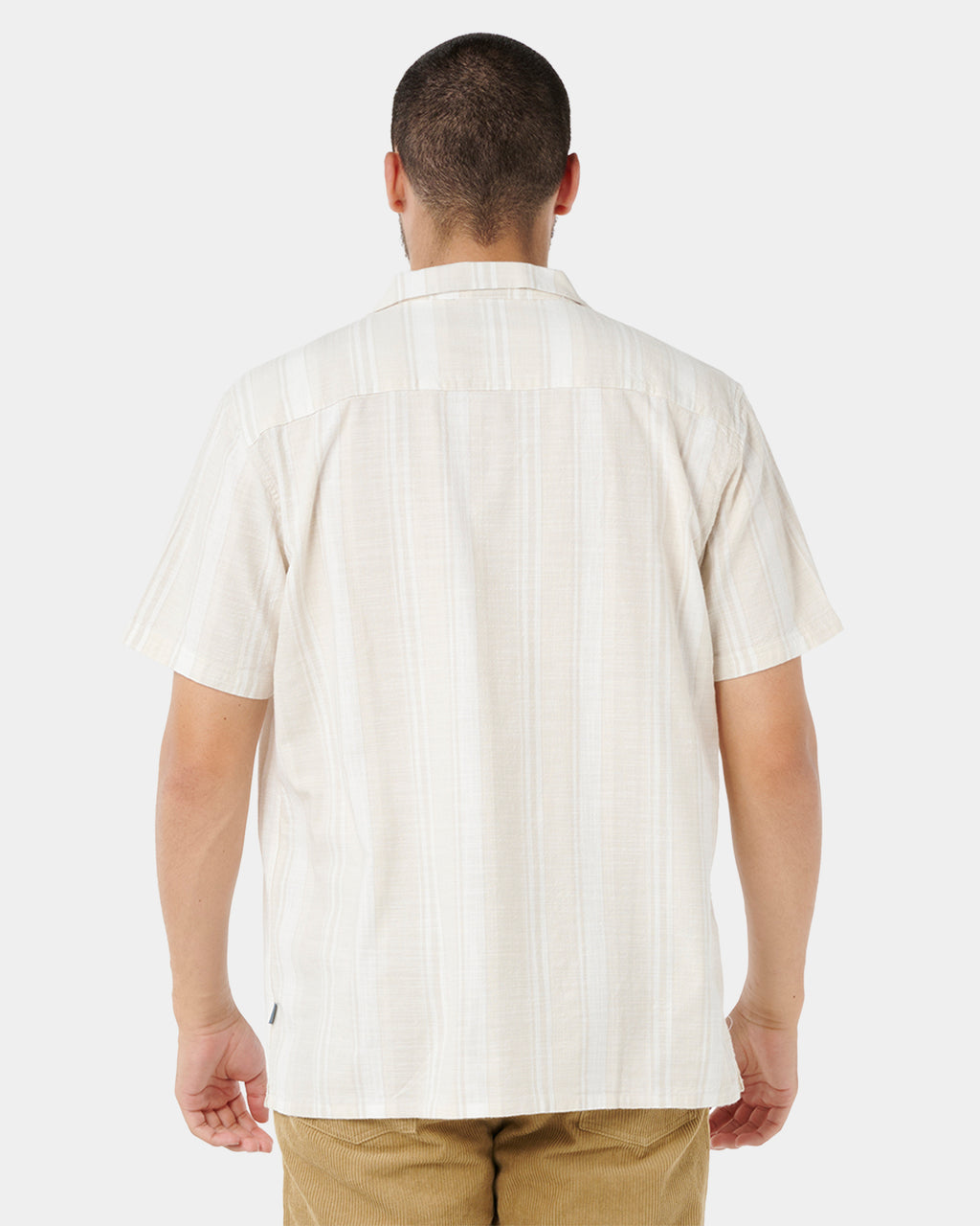 Mens Mod Cali Stripe Short Sleeve Shirt